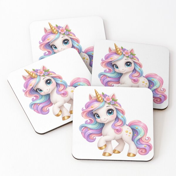 Item preview, Cute Pastel Standing Unicorn designed and sold by Partoon-dp.