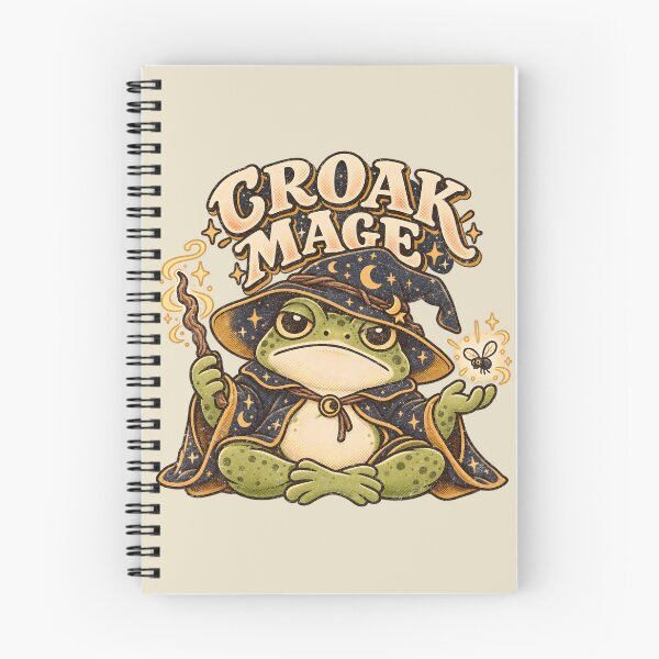 Item preview, Croak Mage – Funny Frog Wizard designed and sold by AwesomeBeyondLimits.