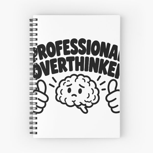 Item preview, Professional Overthinker Funny Brain Humor designed and sold by MonkiFlipp.