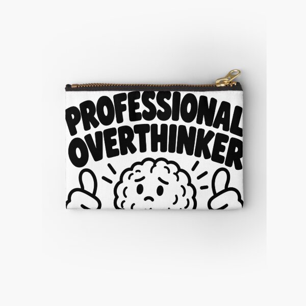 Item preview, Professional Overthinker Funny Brain Humor designed and sold by MonkiFlipp.