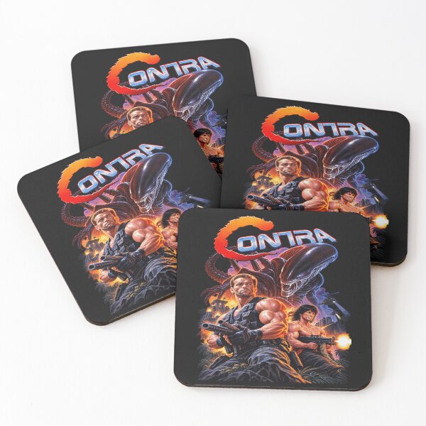 Item preview, Contra Vintage Retro Arcade Game Cover Art Nostalgia designed and sold by Schaffer1.