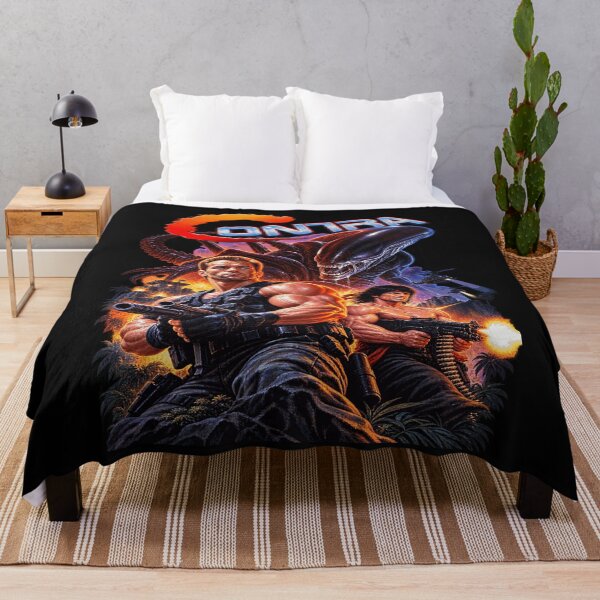 Item preview, Contra Vintage Retro Arcade Game Cover Art Nostalgia designed and sold by Schaffer1.