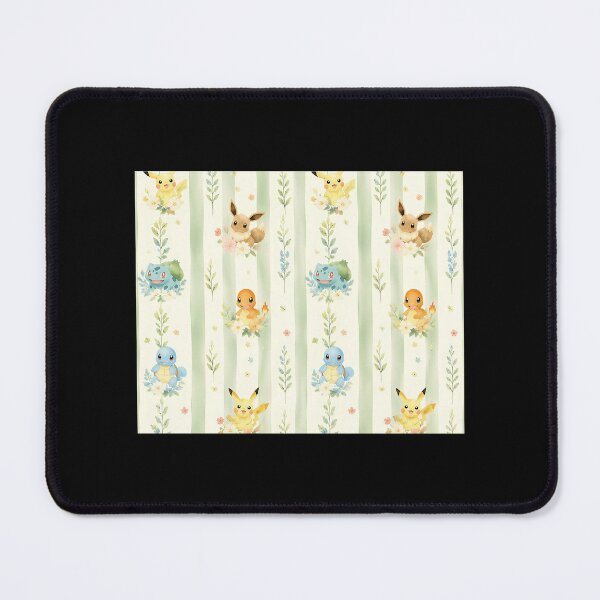 Item preview, Cute Magical Pokmon Floral Striped Pattern designed and sold by honeycut-ttasia.