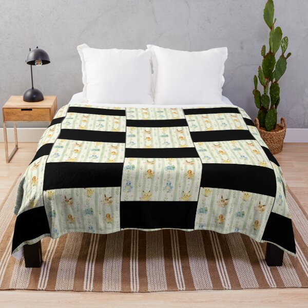 Item preview, Cute Magical Pokmon Floral Striped Pattern designed and sold by honeycut-ttasia.