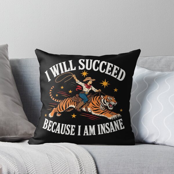 Item preview, Cowgirl Riding Leaping Tiger with Raised Lasso designed and sold by HarinDonreka.