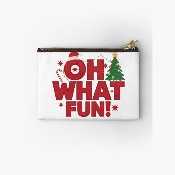 Item preview, Oh What Fun Christmas Quote Santa Hat Holiday Tree designed and sold by wobbiranger.