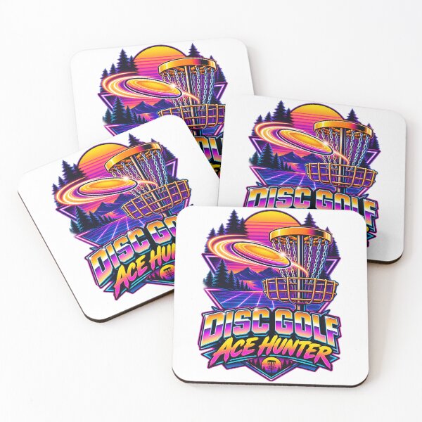 Item preview, Disc Golf Ace Hunter Retro 80s Athletic Badge designed and sold by Win Hardy.