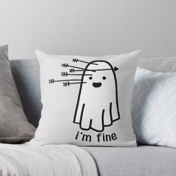 Item preview, i'm fine boo designed and sold by MoodleDoon.