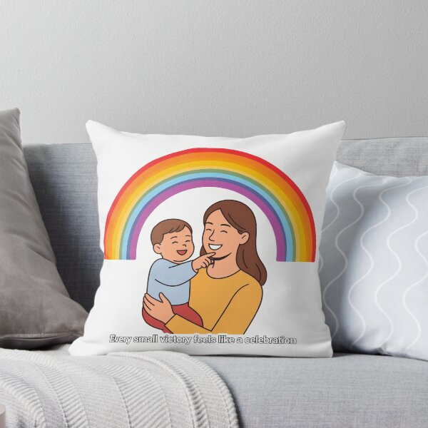 Item preview, Joyful Parent and Toddler Under Rainbow designed and sold by NiftyWrx.