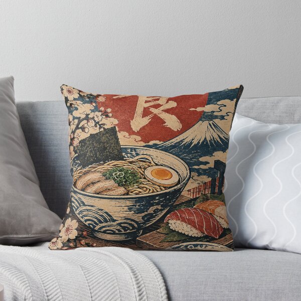 Item preview, Japanese Cuisine - Ramen and Nigiri Beneath Mount Fuji designed and sold by bapupa.