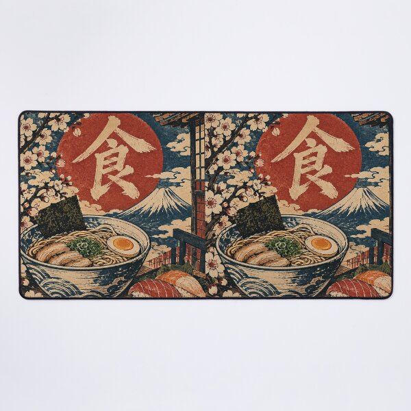 Item preview, Japanese Cuisine - Ramen and Nigiri Beneath Mount Fuji designed and sold by bapupa.