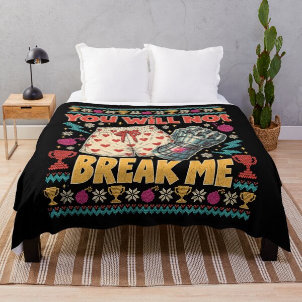 Item preview, You Will Not Break Me Christmas, Dungeon Crawler Carl Holiday Ugly Sweater, New Achievement LitRPG Book Carl designed and sold by Tataoliver.