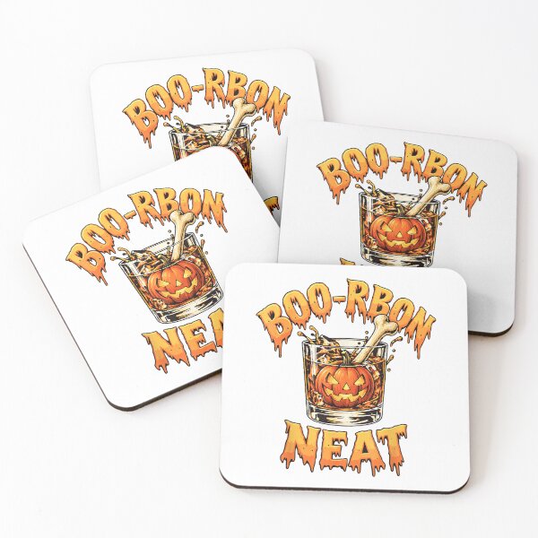Item preview, Boo-rbon, Neat Funny Halloween Cocktail Bar Spooky Drinking designed and sold by TiaraHans.