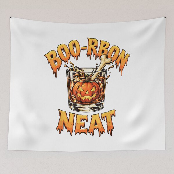 Item preview, Boo-rbon, Neat Funny Halloween Cocktail Bar Spooky Drinking designed and sold by TiaraHans.
