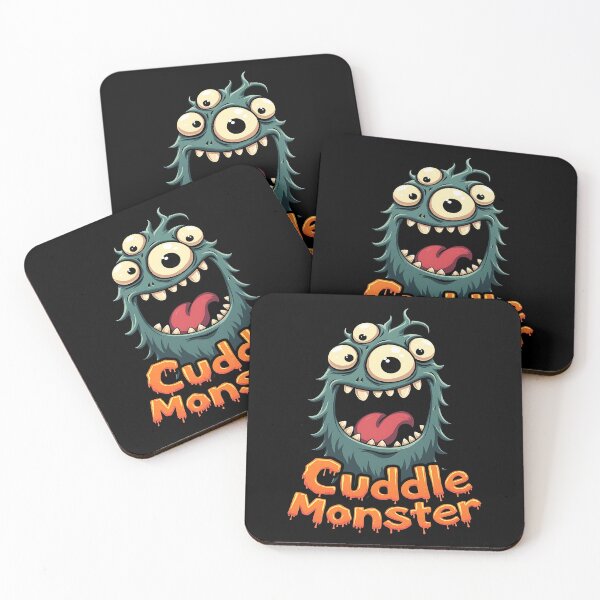 Item preview, Cuddle Monster Funny Halloween Gift Cute Monster Joke designed and sold by Say It With Ink.