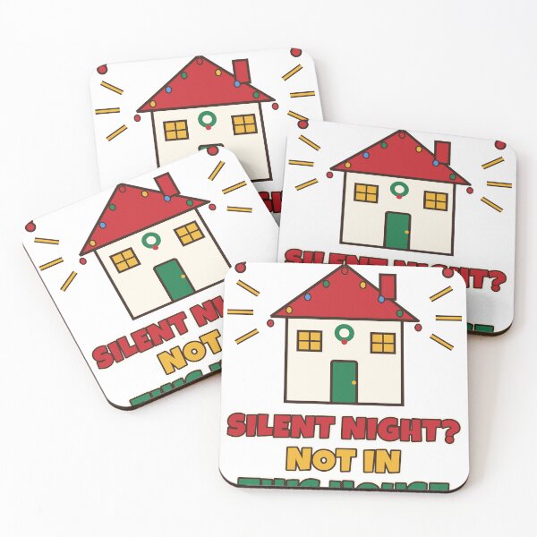Item preview, Silent Night Not In This House Funny Christmas Family Chaos designed and sold by Bornprints.