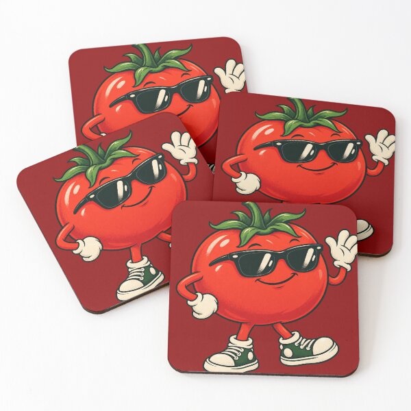Item preview, Cool tomato with sunglasses in retro style designed and sold by WOSSport.