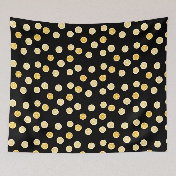 Item preview, Yellow Watercolor Lemon Slices Pattern designed and sold by honeycut-ttasia.