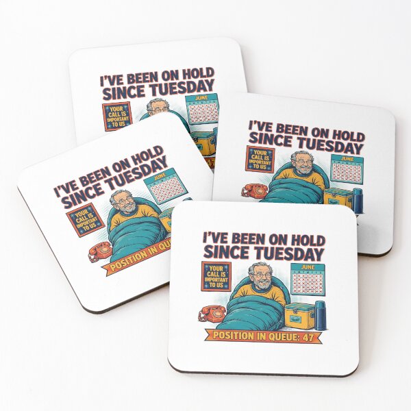 Item preview, I've Been On Hold Since Tuesday Funny Boomer Shirt designed and sold by Hearth & Hue.