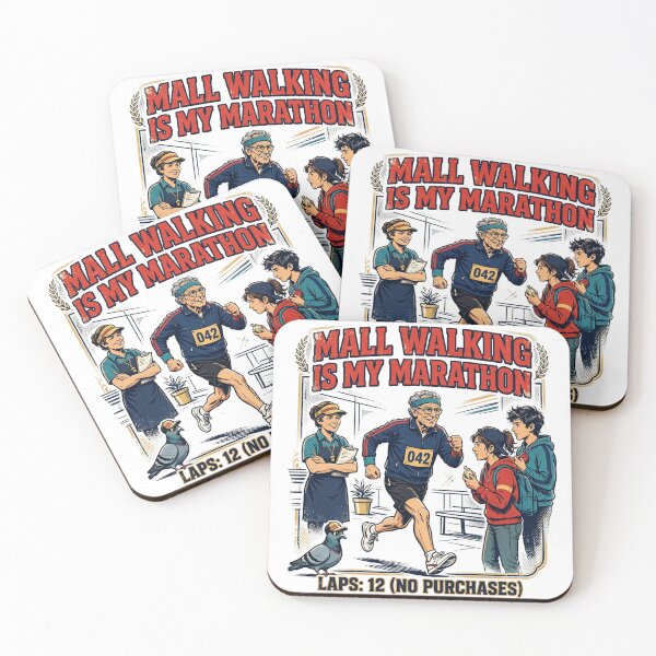 Item preview, Mall Walking Is My Marathon Funny Boomer Shirt designed and sold by Hearth & Hue.