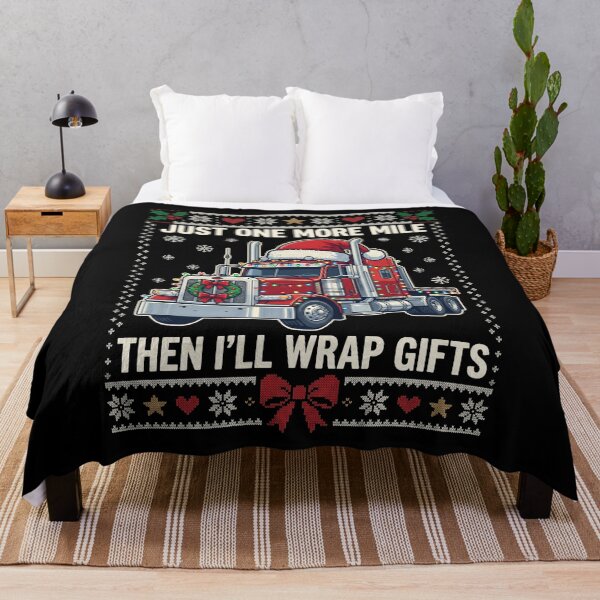 Item preview, Truck Driver Christmas Ugly Sweater designed and sold by dudelinart.