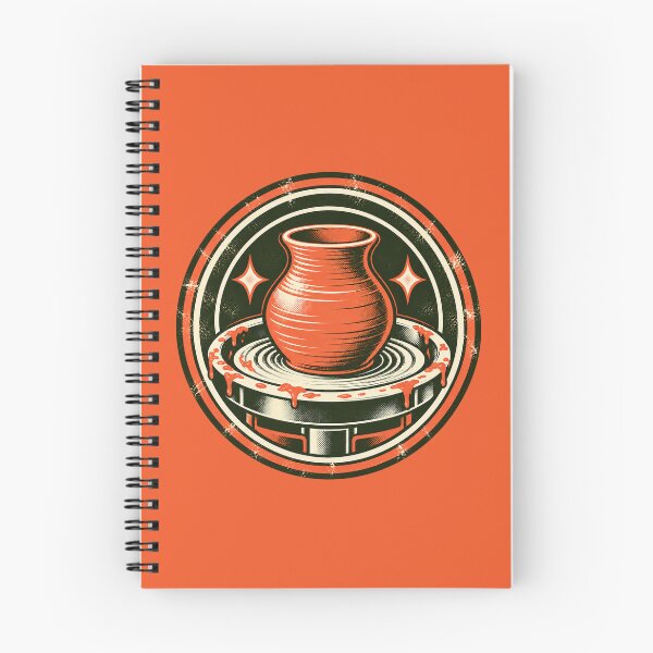 Item preview, Pottery Club Retro Badge for Potters & Clay Lovers designed and sold by PilkaS.
