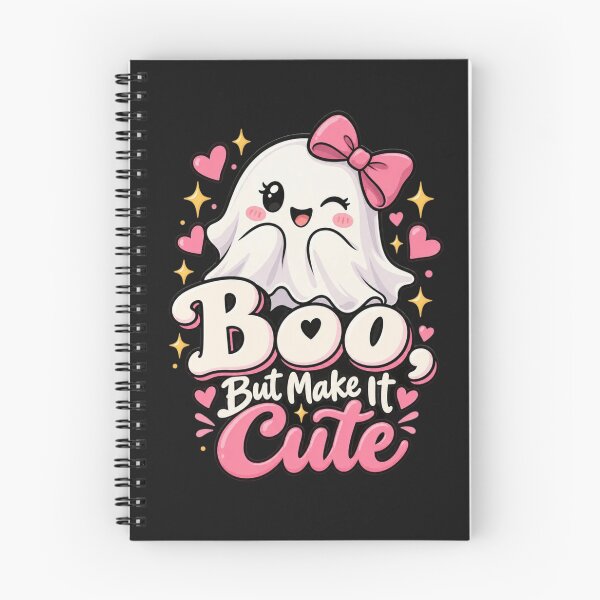 Item preview, Cute Kawaii Ghost with Pink Bow – Boo, But Make It Cute designed and sold by Sanika arts .