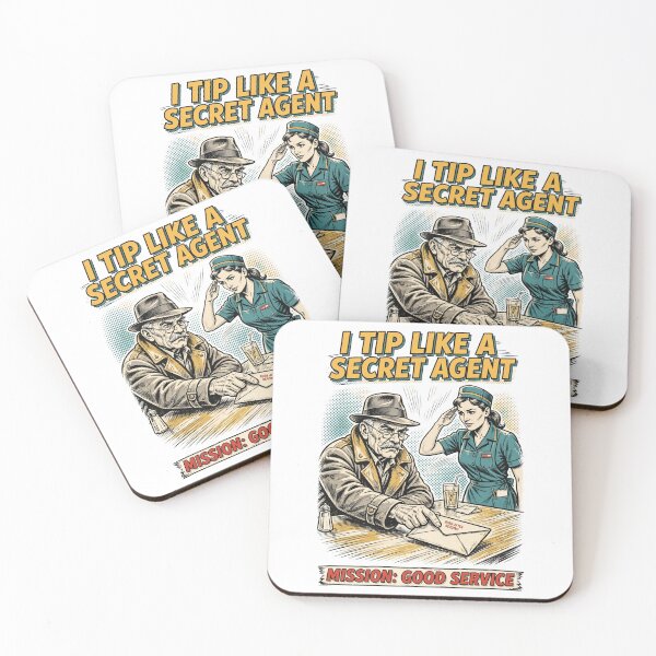 Item preview, I Tip Like A Secret Agent Funny Boomer Shirt designed and sold by Hearth & Hue.
