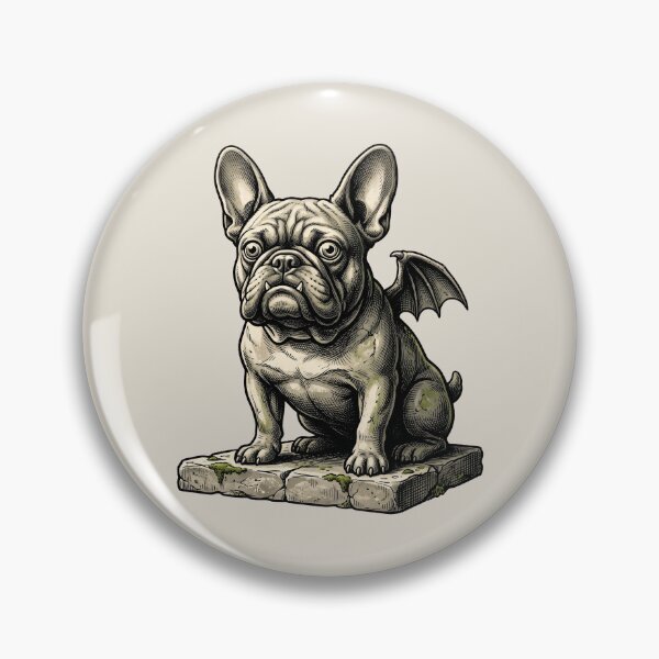 Item preview, Gargoyle Frenchie French Bulldog Engraving designed and sold by Rariks.