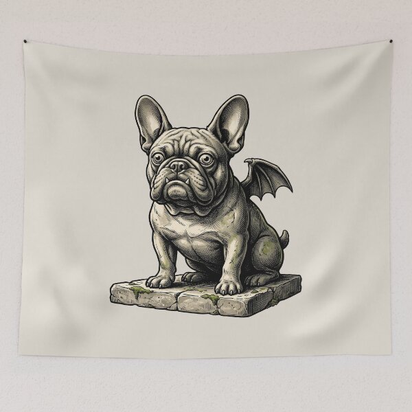 Item preview, Gargoyle Frenchie French Bulldog Engraving designed and sold by Rariks.