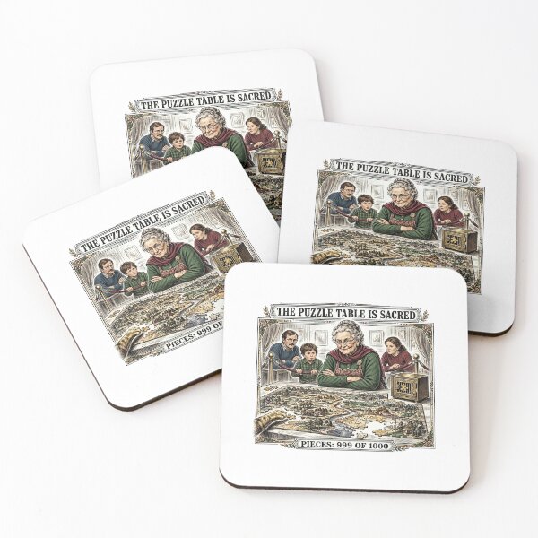 Item preview, The Puzzle Table Is Sacred Funny Boomer Shirt designed and sold by Hearth & Hue.