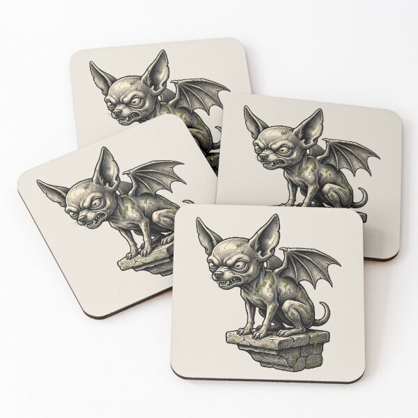 Item preview, Gargoyle Chihuahua Stone Engraving designed and sold by Rariks.