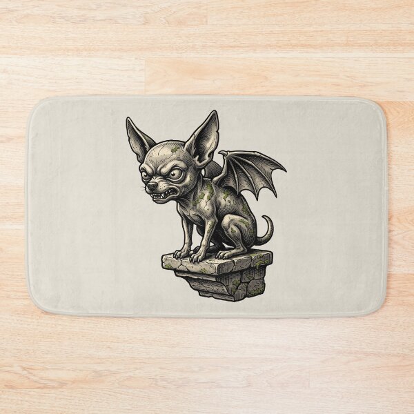 Item preview, Gargoyle Chihuahua Stone Engraving designed and sold by Rariks.