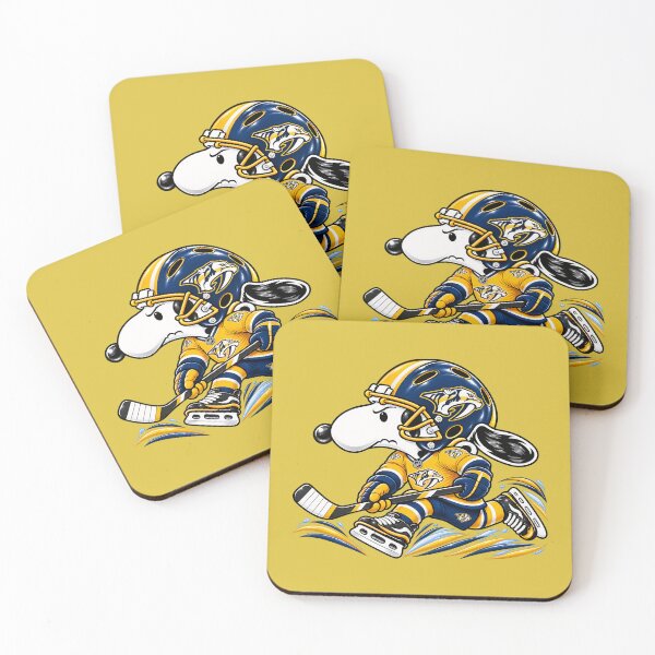 Item preview, Nashville Predators Ice Hockey Funny Snoopy Player designed and sold by KateShah.