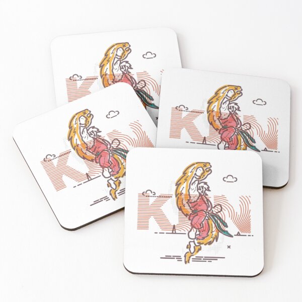 Item preview, Fiery Leaping Figure Line Art designed and sold by WATEKE.