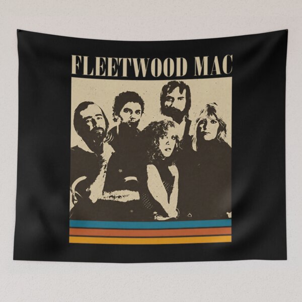 Item preview, Retro Boho Tambourine & Wildflowers, Fleetwood Mac designed and sold by ashwiibox.