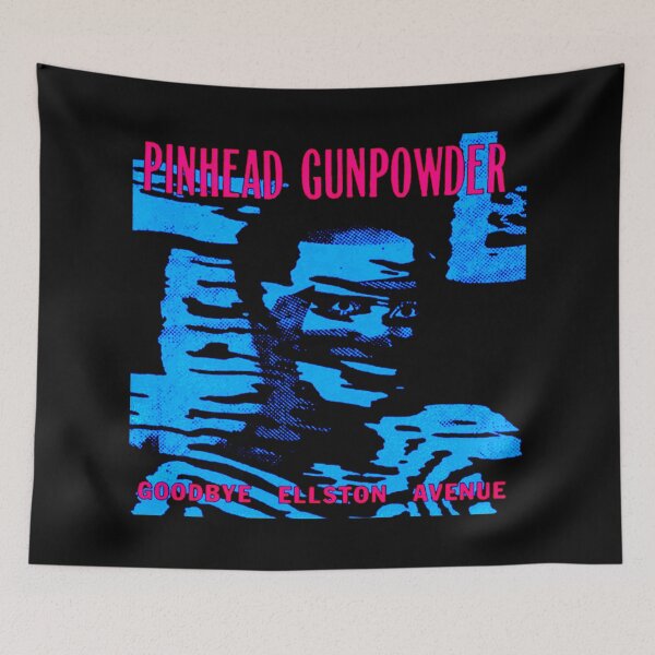 Item preview, Blue Face Head Silhouette Garage Punk designed and sold by ShadeFall.