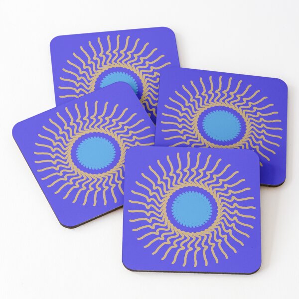 Item preview, Minimalist Sunburst Flower | Modern Boho Abstract Art designed and sold by Peaceful Lotus Home Design.