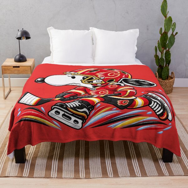 Item preview, Calgary Flames Ice Hockey Funny Snoopy Player designed and sold by KateShah.
