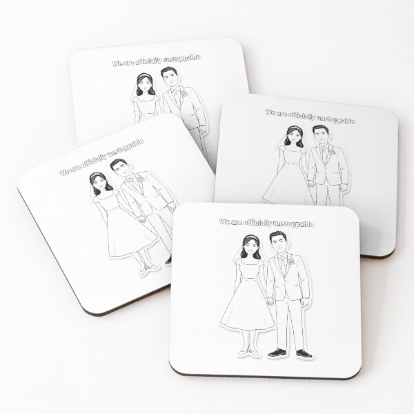 Item preview, Confident Bride & Groom Unstoppable designed and sold by NiftyWrx.
