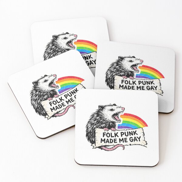Item preview, Folk Punk Made Me Gay designed and sold by MayLouShop.