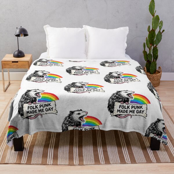 Item preview, Folk Punk Made Me Gay designed and sold by MayLouShop.