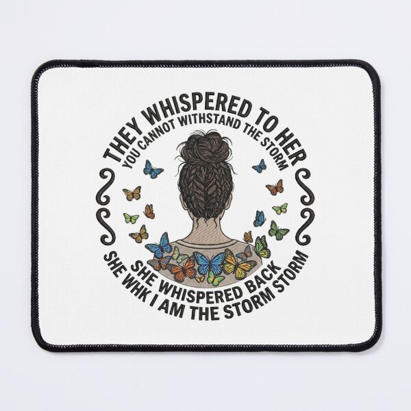 Item preview, Inspirational Messy Bun Butterfly Quote Empowering Women Gift designed and sold by raedattia.