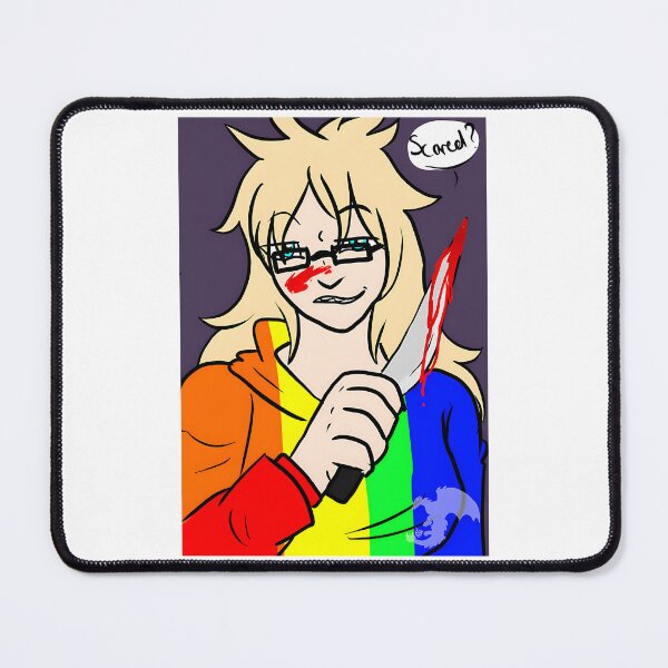 Item preview, Colorful Hoodie Character Holding Bloody Knife Cartoon designed and sold by newberrytifany.
