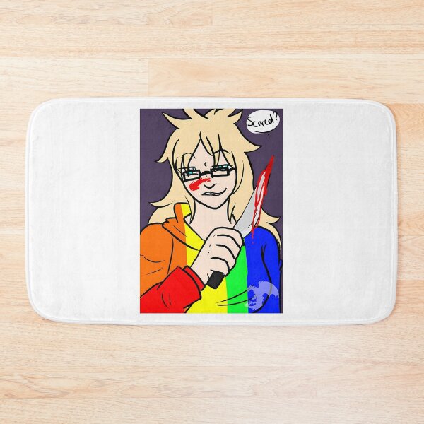 Item preview, Colorful Hoodie Character Holding Bloody Knife Cartoon designed and sold by newberrytifany.