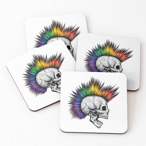 Item preview, Lgbtqia Pride Skull designed and sold by MayLouShop.