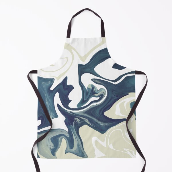 Item preview, White Sand Marine Blue Abstract Watercolor designed and sold by slimbirdy.
