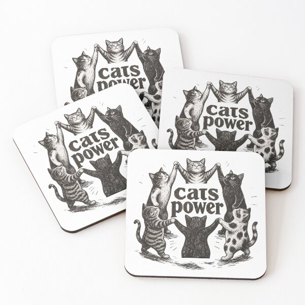 Item preview, Cats Power Vintage Woodcut Witchy Cat Circle Graphic designed and sold by Vision Crafted.
