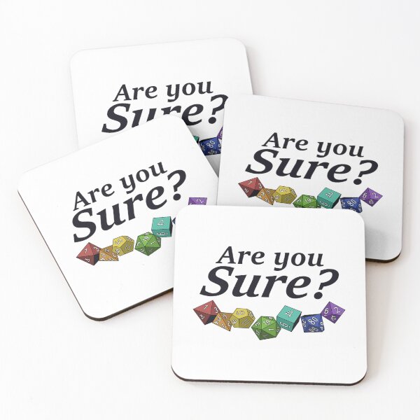 Item preview, Are You Sure Rainbow Dice Edition designed and sold by newberrytifany.