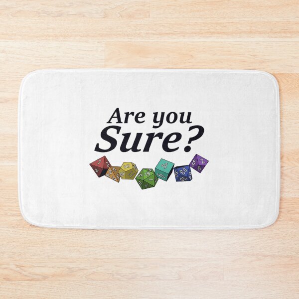 Item preview, Are You Sure Rainbow Dice Edition designed and sold by newberrytifany.